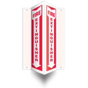 ACCUFORM NMC FIRE EXTINGUISHER PROJECTION SIGN, 3D STYLE